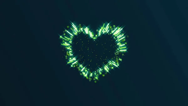 Hearts Neon Tunnel, Valentine Day, Love And Romance Background