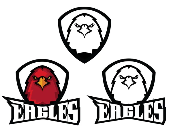 Vorlage: Adler-Logo — Stockvektor