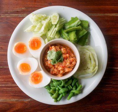 Tay Chili ve karides sosu, daldırma Tayland gıda