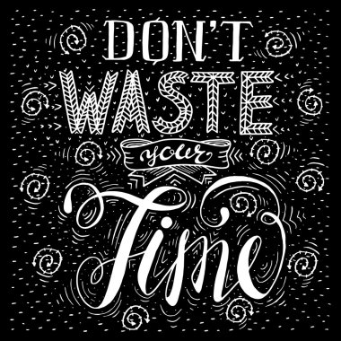 Vektör yazı çizim.