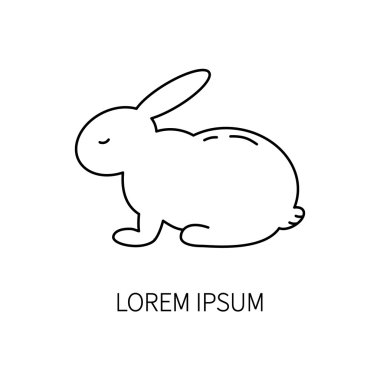 Satırı stil logo şablonu