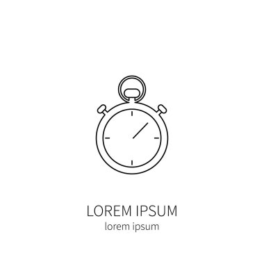 Stopwatch Satır Simgesi 