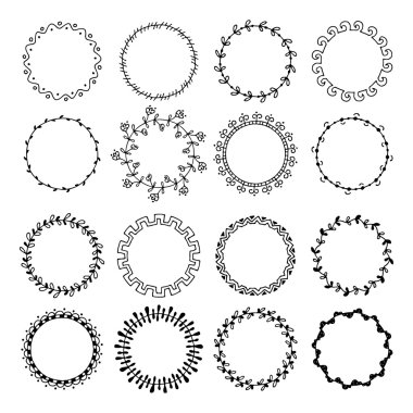  yuvarlak kare el çekilmiş.