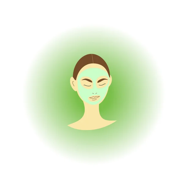 Masque visage — Image vectorielle