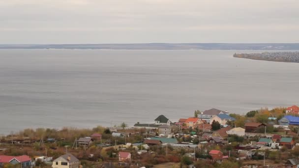 Panorama de la ciudad Togliatti con 20 plantas — Vídeo de stock