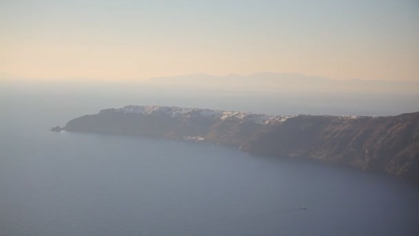 Prachtig uitzicht op de Egeïsche zee — Stockvideo