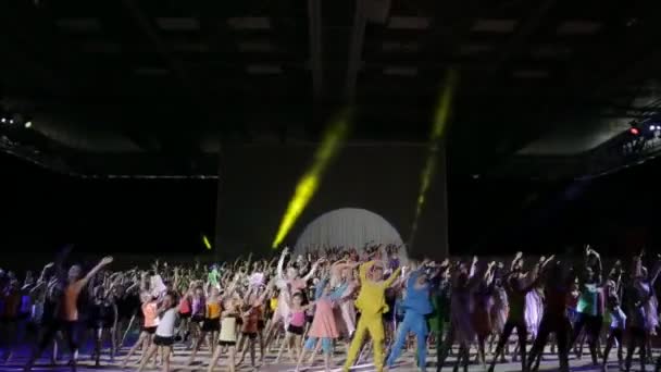 Togliatti, Russie, 20 juin 2015 : Fête de la gymnastique — Video