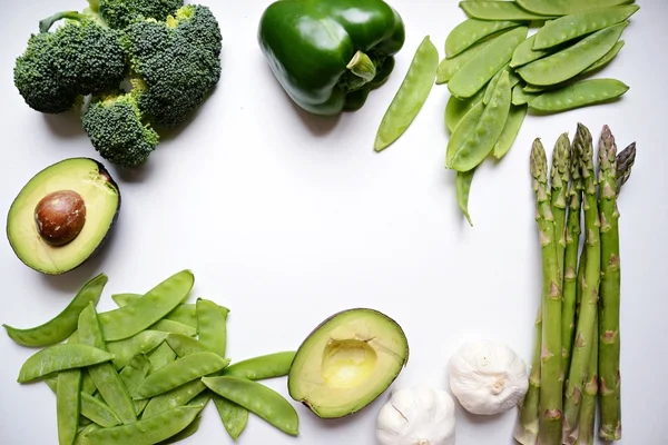 Raw green vegetables — Stock Photo, Image