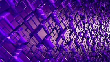 Rhombs desen arka plan bakış açısı ile soyut bilim-kurgu görüntü