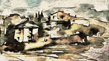 soyut arkaplan renklendirilmiş grunge desen düzensiz boya darbeleri