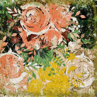 soyut arkaplan renklendirilmiş grunge desen düzensiz boya darbeleri