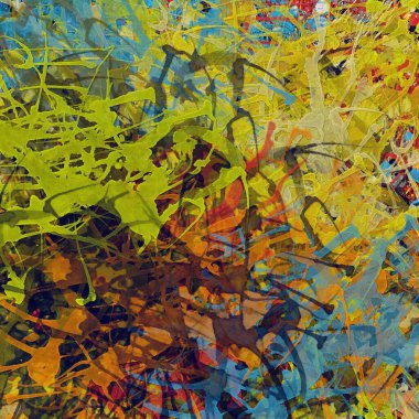 soyut arkaplan renklendirilmiş grunge desen düzensiz boya darbeleri