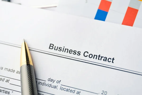 Legal Document Business Contract Paper Pen Royalty Free Stock Images