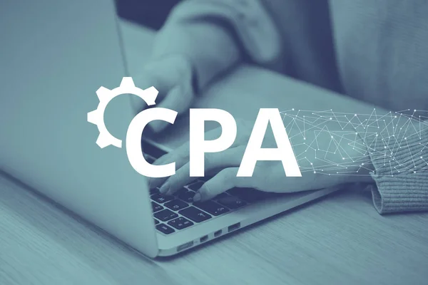 Custo Por Ação Cpa Modelo Pagamento Publicidade Online — Fotografia de Stock