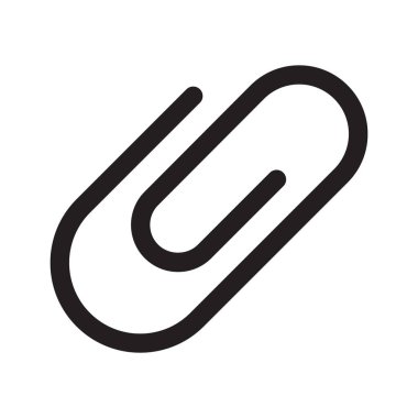 beyaz arkaplanda izole edilmiş ataç ana hat simgesi.