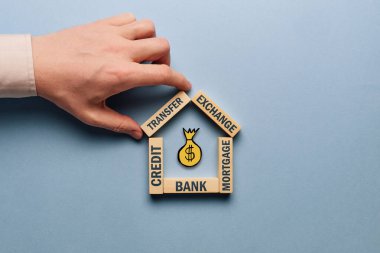 Bankacılık kavramı olarak çeşitli kredi ve hizmetler.