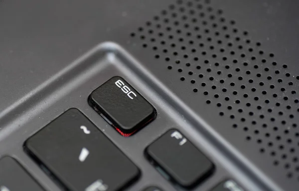 Przycisk ESC na klawiaturze laptopa — Zdjęcie stockowe