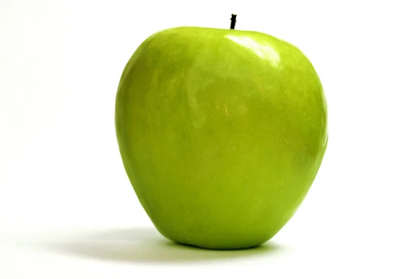 Green apple. white background — Stock Photo, Image