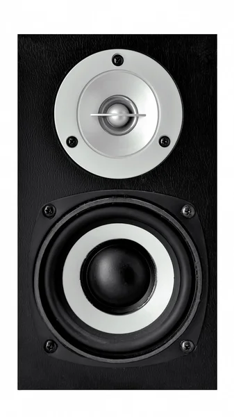 Loudspeakers on white background — Stock Photo, Image