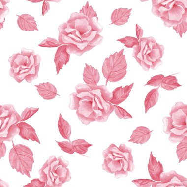 Güzel çiçekler çizilmiş. Çiçek seamless modeli 52