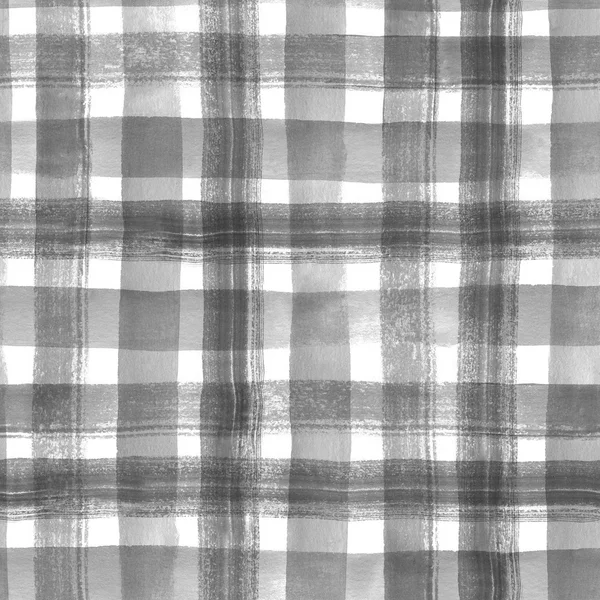 Sulu Boya çizgili. Damalı seamless modeli 2. Siyah ve beyaz arka plan