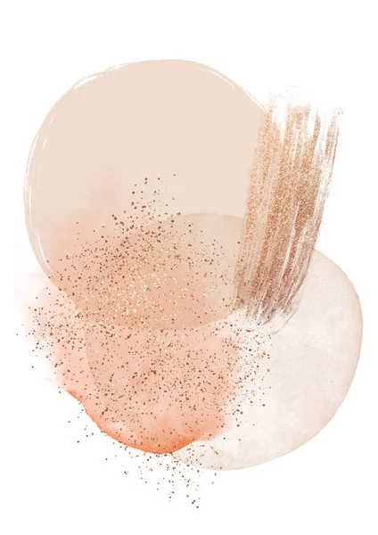 Yarışmacı konforlu soyut boyalı arka plan dokusu parlak metalik altın parıltısıyla