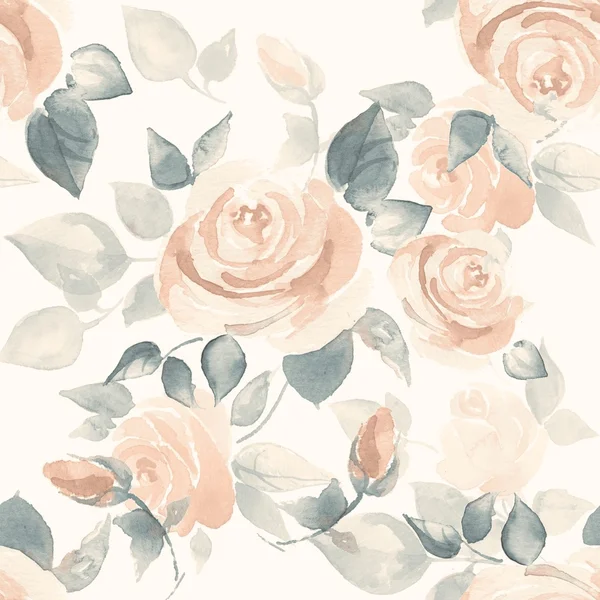 Arka plan güzel güller ile. Seamless modeli ile çizilmiş çiçek 2