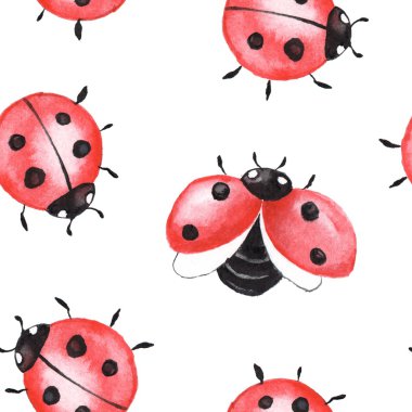 Ladybugs. Seamless modeli 2