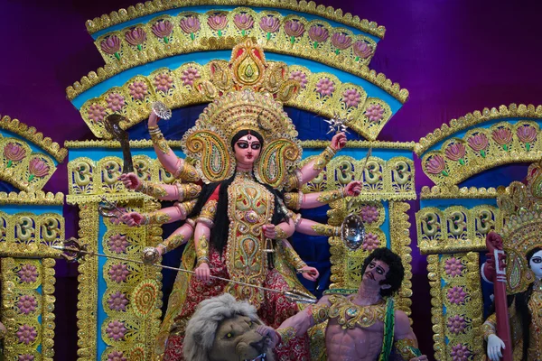 Tanrıça durga kil Idol