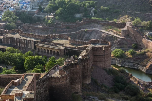 Mehrangarh fort görünümü üst