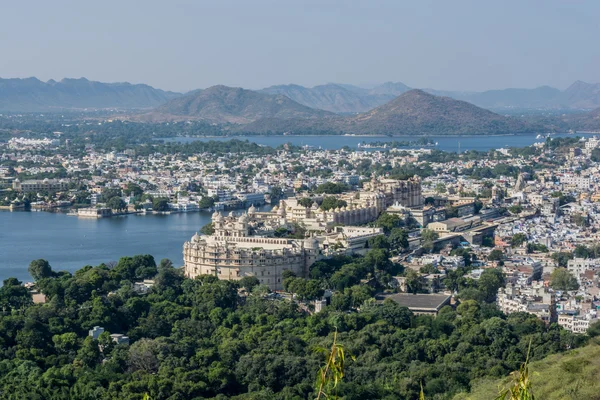 Udaipur şehir kuş-göz görüş-