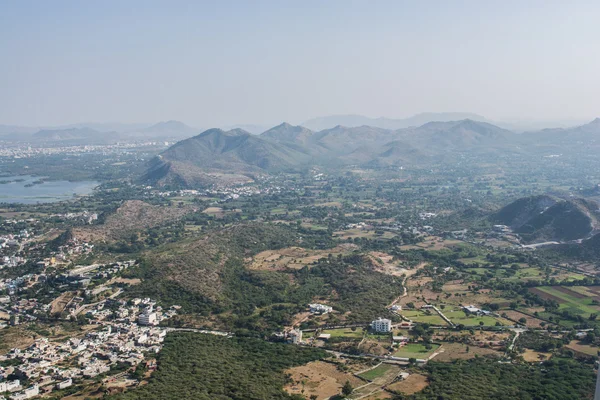 Puslu hills havadan görünümü