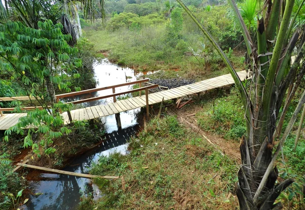 Puente sobre arroyo — Foto de Stock