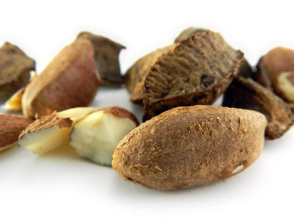 Selenium source known as Brazil nuts Royalty Free Stock Photos