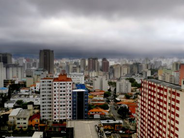 Sao Paulo bulutlu gökyüzü