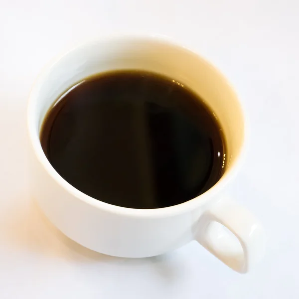 De close up van kopje zwarte koffie — Stockfoto