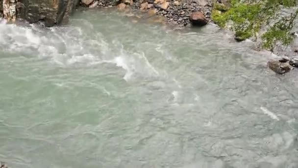 Река Чицзяван в Тайчжуне . — стоковое видео