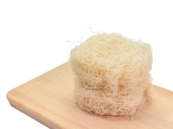 Old Pot Rice Noodles Close Taiwanese Instant Dried Thin Noodle — Foto de Stock