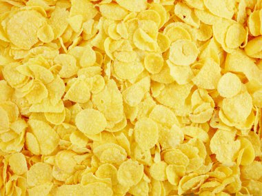 Lezzetli altın mısır gevreği