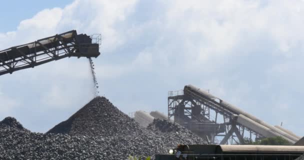 Ausrüstung für die Bergbauindustrie — Stockvideo