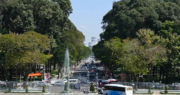 Palacio de la Independencia en Ciudad Ho Chi Minh — Vídeos de Stock