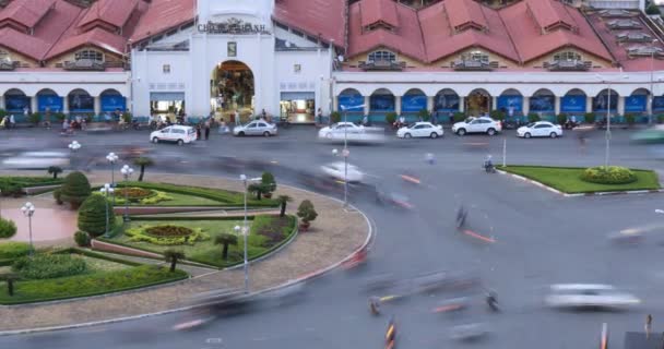 Calle en la ciudad asiática — Vídeos de Stock