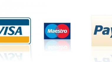 Visa, Mastercard, Paypal logolar