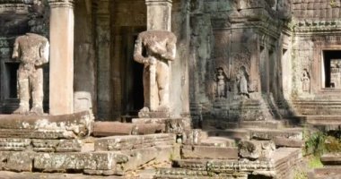Kamboçya Angkor Wat Tapınağı eski harabe binalar Preah Khan