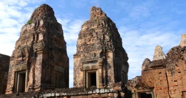 Pre Rup Cambodja Angkor Wat tempel gamle ruin bygninger kompleks – Stock-video