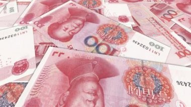 Renminbi rmb yuan Çin para banknot Uluslararası Ekonomi Döviz Alım