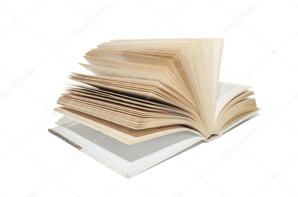 pages of an open book