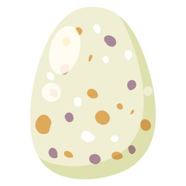 Yumurta bıldırcın doğal sağlıklı organik beslenme ürünü. Vektör çizgi filmi düz trend çizim eli izole edildi