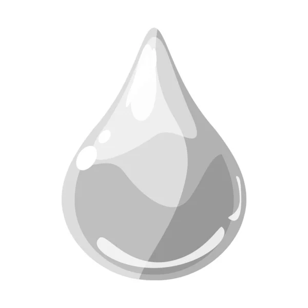 Drop weiß glänzend buntes Spiel Vermögenswert. Aqua, Gelee, Kristall, Glastropfen, Blasenschuss-Elemente. Cartoon vector GUI app — Stockvektor