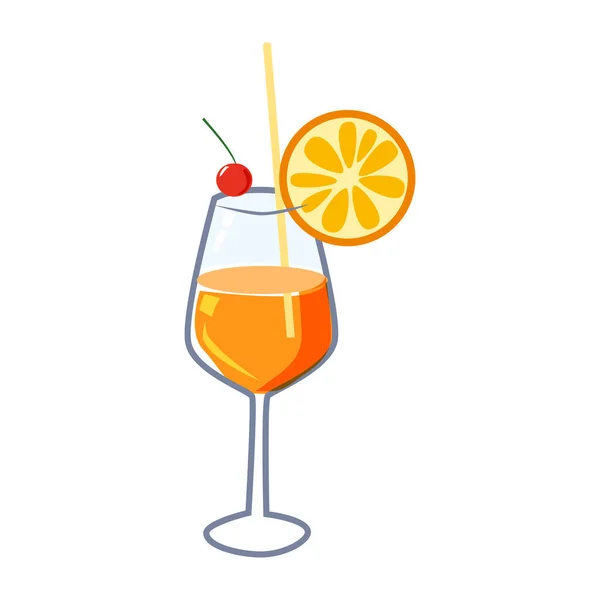 Cocktail Sex On Beach álcool bebidas ícone. Bebida de verão, desenho animado ilustração vetorial — Vetor de Stock